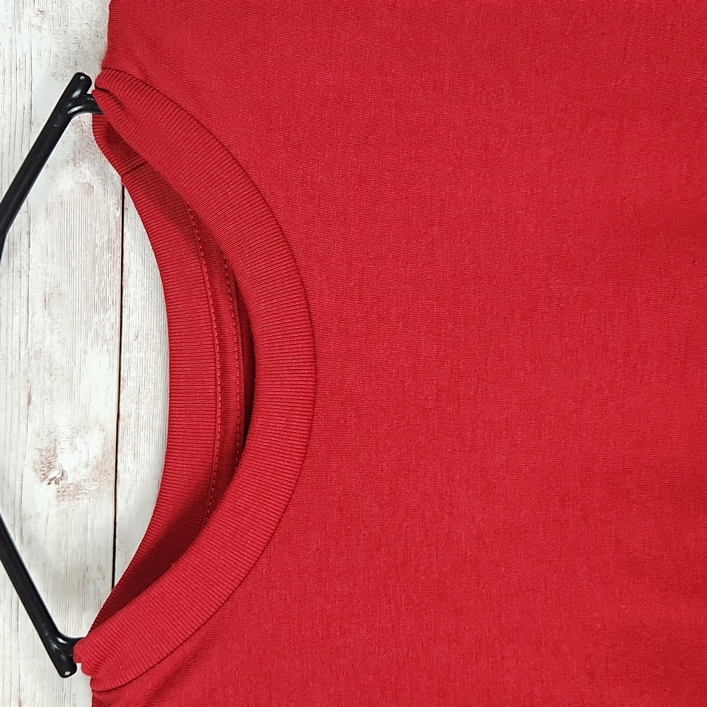 George, Red Tee, short sleeves, crew neck, Size XS - Picture 3 of 5